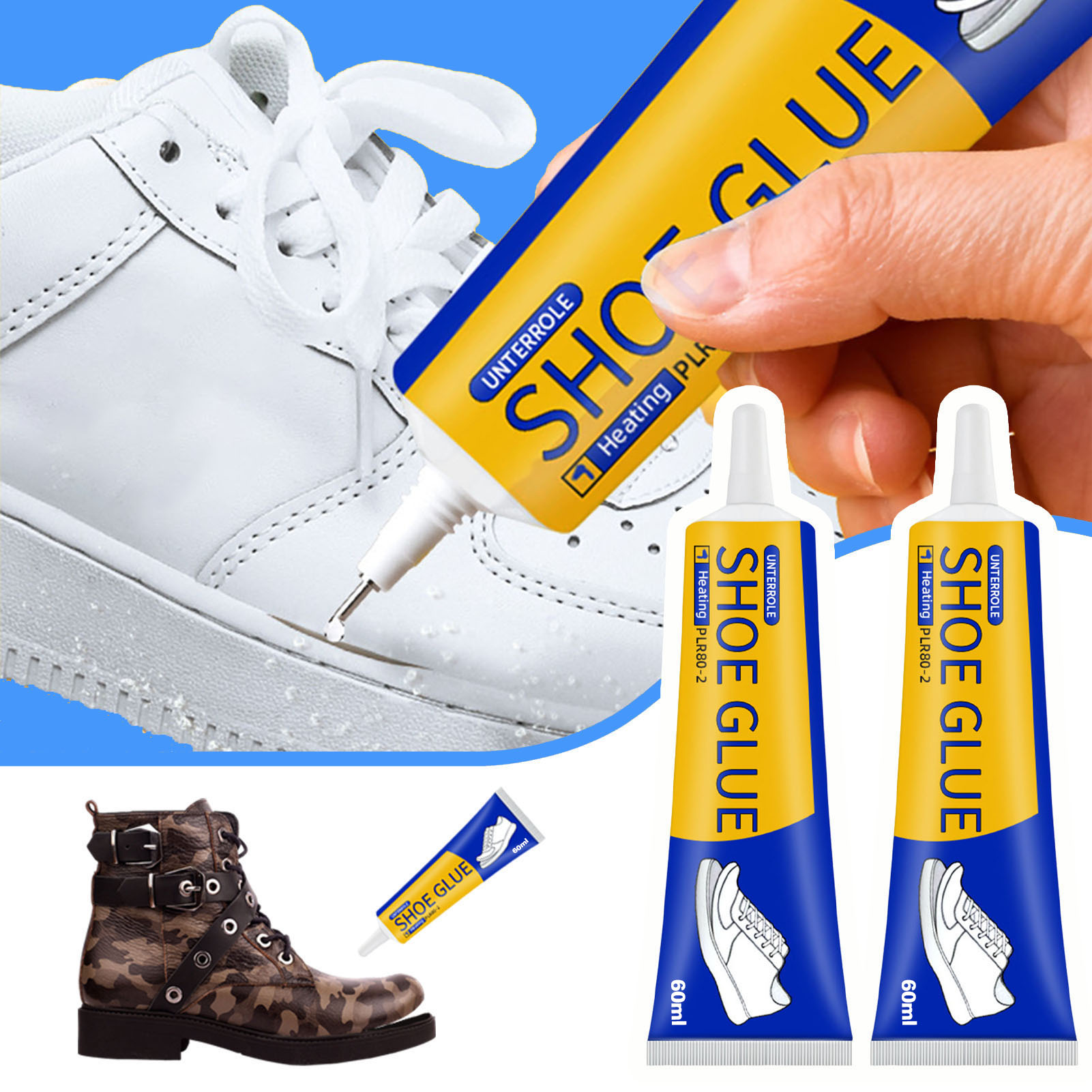 Sneaker Care - 1/2/3 шт. 60 мл прочный клей